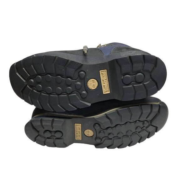 TIMBERLAND WOMEN NAVY LACE UP BOOTS 8.5 M - Picture 9 of 10